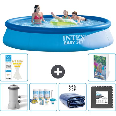 Intex Piscine Easy Set Ronde - 396x84 cm - 7-pièces S233 (1/5)