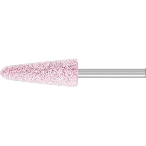 CABALLITO muela conica ke 16x45mm c/mango 6x40mm , La muela conica ke 16x45mm con mango 6x40mm es una herramienta abrasiva rotatoria ideal para pulir, desbas