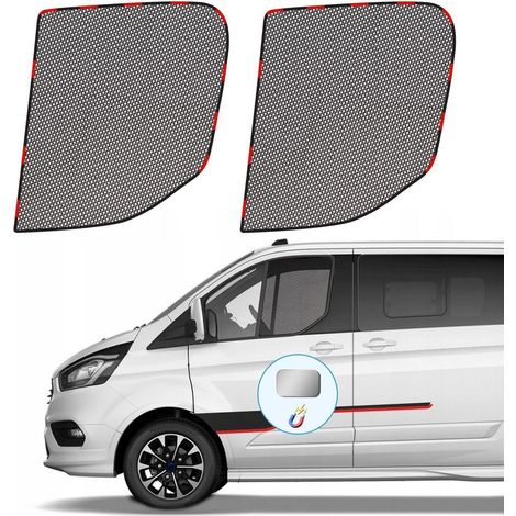 Magnetische Seitenfenster-Sonnenschutz & Moskitonetz für Ford Transit Custom (1/5)