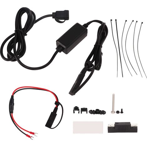 Chargeur rapide pour téléphone de vélo électrique, puce intelligente adaptative, USB SAE pour moto et cyclisme (1/5)