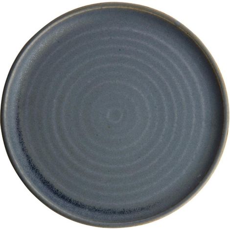 Assiettes plates granit bleu Canvas 26,5 cm (Lot de 6) - Ref FA303 - Olympia (1/5)