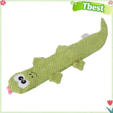 Tbest Jouet de chien de lézard grinçant Jouet Pour Chien Gecko Siffleur Nettoyant Pour Les Dents animalerie jouet Verte (1/5)
