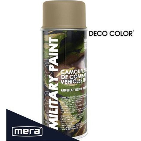 Peinture En Spray - RAL1019 Tempête Du Désert - Finition Mate Antireflet - Pour Camouflage Et Rénovation Équipements - 400 Ml