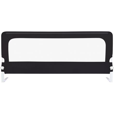 Kinderbettgitter,Sicherheitsgitter für Bett Kinderbett,Sicherheitsgeländer,Haloyo®,180 x 70 x 26 cm,Schwarz (1/5)