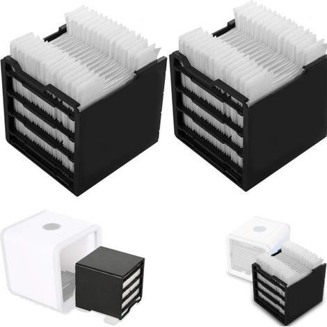 BUNTHAUS PA Lot de 2 filtres de remplacement pour refroidisseur d'air Taille 12x11.2x11.5 cm Filtration avancée Installation rapide en 2 min (1/5)