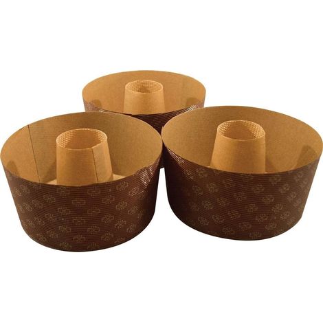 Ghidini stampo set 3 ciambella 20 cm carta da forno