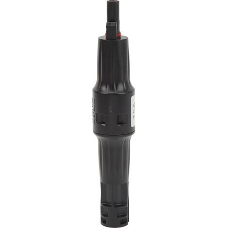 Stecker und Buchse für Solar-PV-Anlagen, 1500 V, 15 A, wasserdicht, mit integriertem Sicherungshalter, Verpolungsschutzdiode, Photovoltaikmodul (1/5)