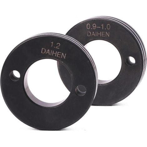 Roue à galet moletée VU 40x20x10mm compatible OTC Daihen pour machine à souder MIG aluminium acier fil fourré (1/4)