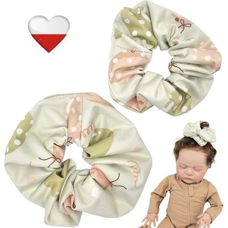 Diademas con globos verdes, mini, diademas NappiMe para niñas (1/4)