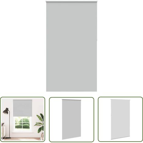 vidaXL Verdunkelungsrollo Hellgrau 120x230cm Stoffbreite 116,6cm (1/5)