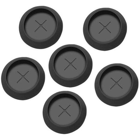 Lot de 6 œillets de sonde à viande en caoutchouc noir de remplacement pour barbecues à granulés de bois Traeger, outils et accessoires de cuisine en plein air, barbecues et cuisine en plein air (1/4)