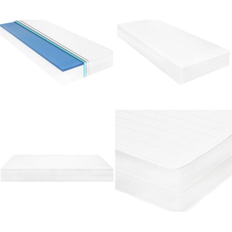 Matratze 120 x 200 cm Viskoelastischer Memory-Schaum 18 cm - Matratze - Schaummatratze - Memory Foam Matratze - Doppelbett Matratze - Visco Elastische Matratze - Home & Living (1/5)