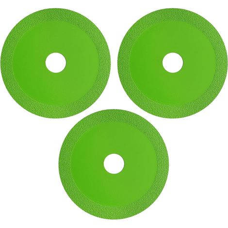 3 Pièces Disque de Coupe pour Verre, 115 x 22,23mm Disque Diamant Carrelage à Tronçonner Diamanté le Verre Lames de Scie pour Meuleuse d'angle Porcelaine Céramique Carreaux Jade Bouteilles de Vin (1/5)