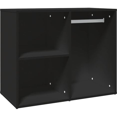 Maison Exclusive - Regal für Schminktisch Schwarz 80x40x65 cm Hol (1/5)