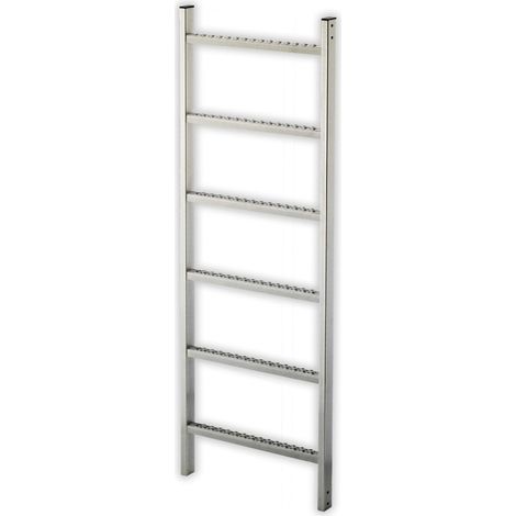 Hailo Schachtleiter 400mm lichte Weite Stahl verzinkt 1.0037 / ASTM A36 mit 3 Sprossen 0,84m
