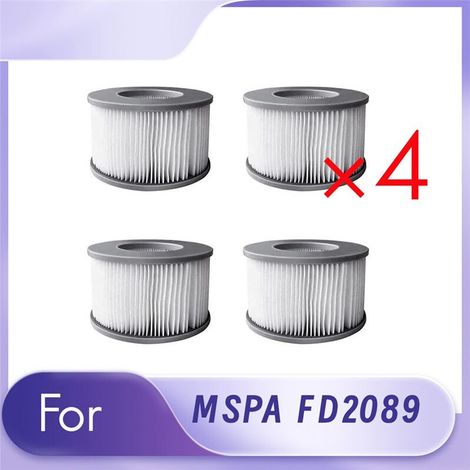 Filtro para piscina de 4 piezas (modelo 2020) para bañera inflable MSPA FD2089.