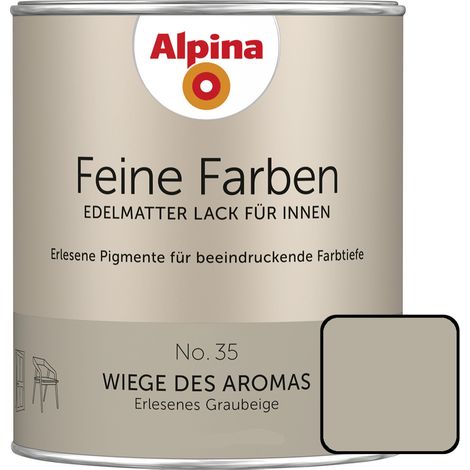 Alpina Feine Farben Lack No. 35 Wiege des Aromas graubeige edelmatt 750 ml Buntlacke (1/3)