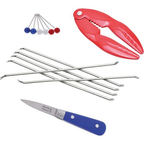 JEAN DUBOST - ACCESSOIRES FRUITS DE MER A LA FRANCAISE en coffret bois (1/2)