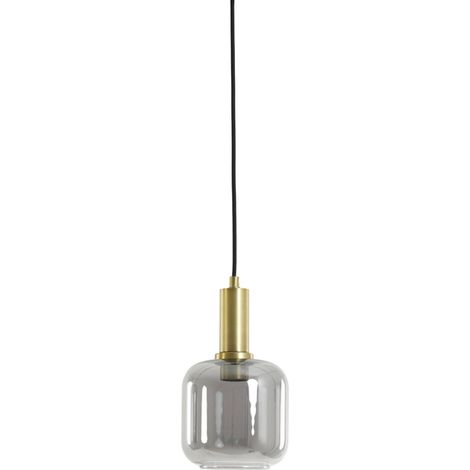 Light & Living - lampada a sospensione - Lekar - bronzo - vetro - (1/3)