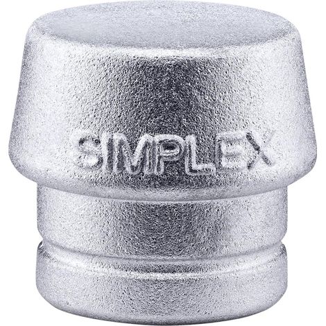 HALDER Tête de maillet à frappe amortie SIMPLEX D. de la tête 50 mm ( 4000811689 )