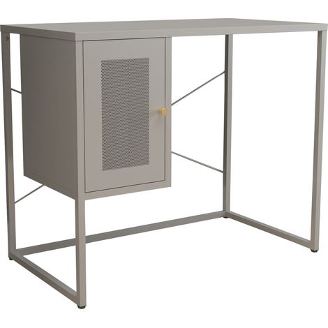 Scrivania/postazione di lavoro in acciaio 75 x 100 x 50 cm grigio 030009068