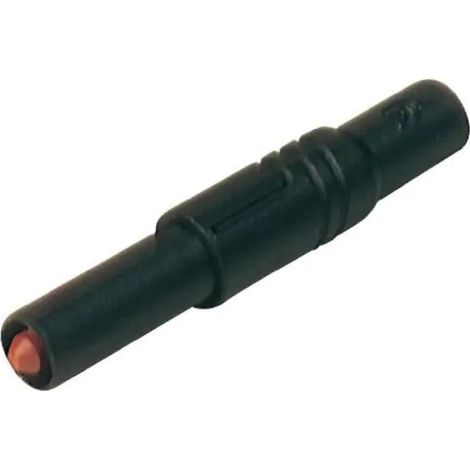 SKS Hirschmann LAS S G ficha banana macho negra 4 mm