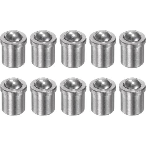 10pcs Plongeurs Ressort Bille 4x5mm 304 Acier Inoxydable Perles Positionnement Précision Plongeurs Ressort Bille Verrou Pour Porte Armoire Dispositifs Mécaniques Serres