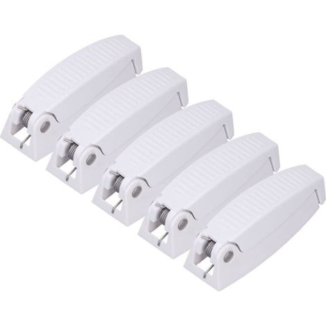 5 Pièces Loquet de Porte ABS pour Camping-Car, Attache de Porte de Stockage Caravane, Fermeture Sécurisée pour Compartiment à Bagages (1/5)