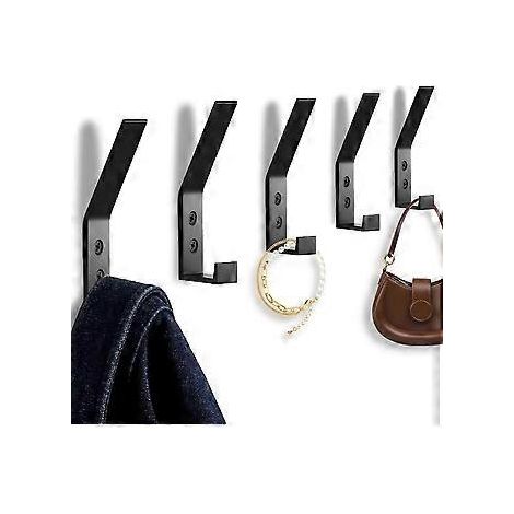 Wandgarderobenständer-Set mit Edelstahlhaken, modern