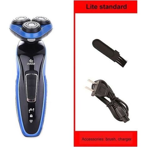 Rasoir électrique 4 en 1 pour hommes, rasoir facial rechargeable (1/5)