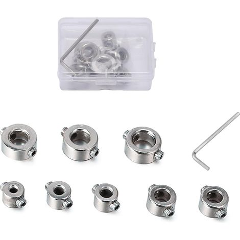 8-Piece Drill Bit Depth Stop Ring, Drilling Depth Limiter, Positioning Kit for 3/4/5/6/7/8/9/10mm (1/5)