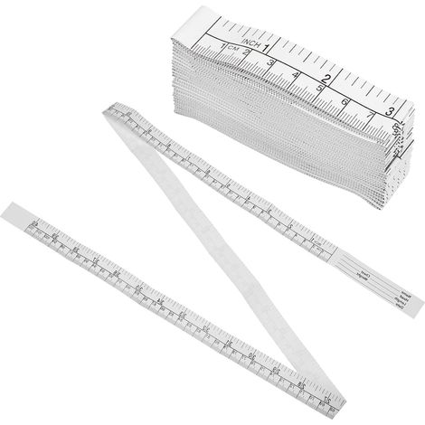 Mètre ruban en papier 25 pièces 1m, pour classe et bricolage (1/5)