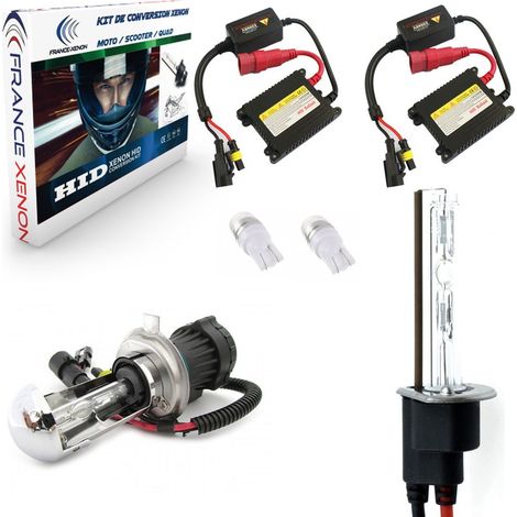 Pack xénon H1 xénon + H4 bi-xénon 8000K - moto (1/2)
