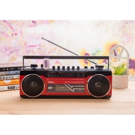 Trade Shop - BLUETOOTH-LAUTSPRECHER KASSETTENSPIELER RADIO USB SD MP3 MK-132BT -