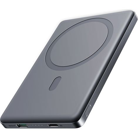 Joyroom JR-PBM08 20W 5000mAh batterie externe magnétique fine (grise) (1/5)