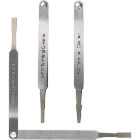 Sealey Diamond Grip Terminal Cleaner Set 3pc VS9202 (1/2)