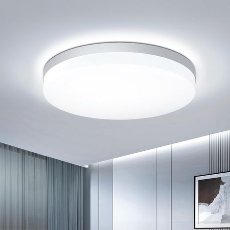Runde LED-Deckenleuchte – 1 Stück – Acryl – IP44 wasserdicht – Wohnzimmer, Schlafzimmer, Küche, Badezimmer – Ø 23 cm (1/5)