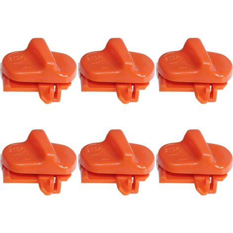 Kit de contrôle glissière marche/arrêt 6 pièces pour Stihl FS85 FS90 FS75 FS80 FC75 FC90 FC85 FC95 FC100 FC110 FS100RX FS110 FS130 FS250 BT120 BT121 KM85 KM90 KM110 KM130 Coupe-bordure Remplacement 41 (1/5)
