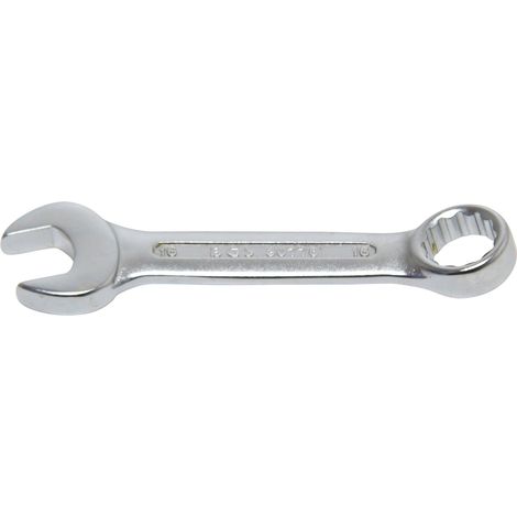 Chiave combinata anello-forchetta, extra corta  16 mm