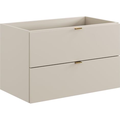Meuble sous vasque à suspendre DALIA CACHEMIRE 80 cm (1/5)