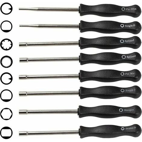 8Pcs Carburetor Adjustment Tool Set, Carburetor Screwdriver Cleaning Engine Repair