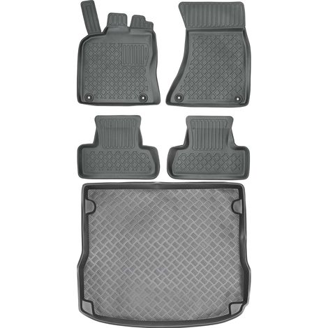 Juego de alfombrillas para Audi Q5 I SUV de 2008-2016: alfombrilla para coche + alfombrilla para maletero. (1/5)