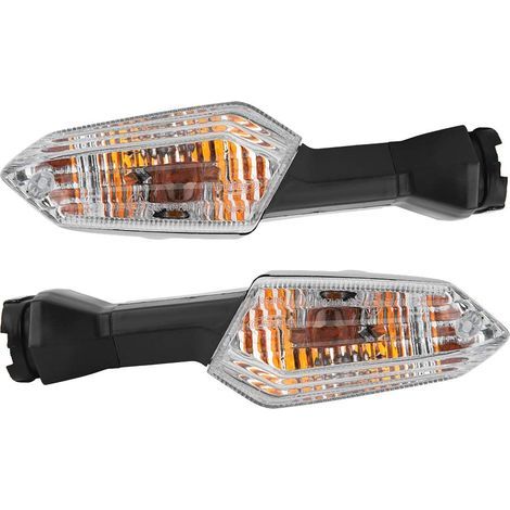 2 Pcs Clignotants Clignotants, Moto Arrière Clignotants Clignotants Lampe ABS pour Ninja 300 EX300 2016. (1/5)