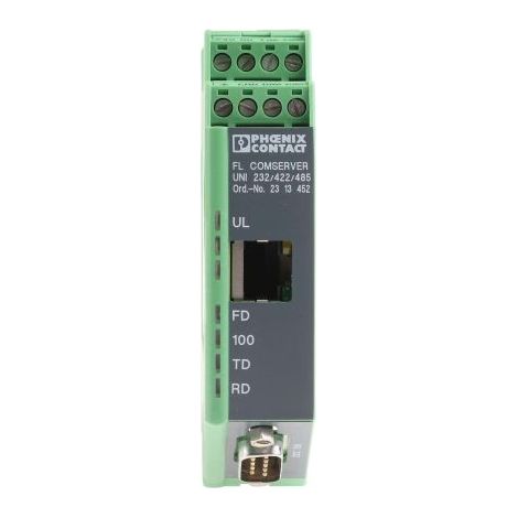 Convertisseur d'interface Phoenix Contact FL COMSERVER UNI 232/422/485 ( Prix pour 1 )