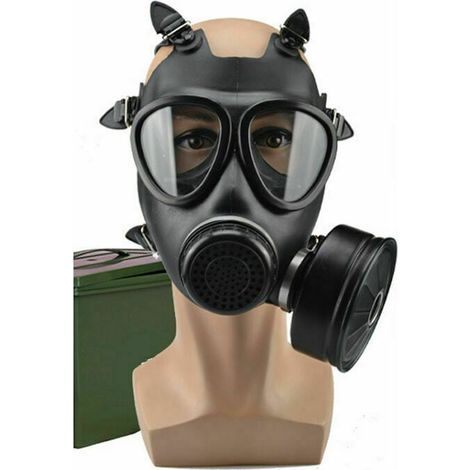 Masque Respiratoire - Filtre Double Couche - Protection Contre Gaz Organiques Poussière Pollen - Pour Peinture Soudage Ponçage - 1 Pièce