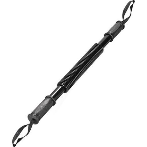 Tbest barre flexible Power Twister Barre Power Twister, équipement D'exercice de Force de Bras Noir Classique en sport haltere (1/4)