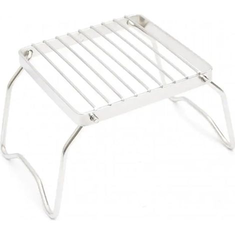 Gril de feu de Camp Pliant Multifonctionnel, Portable, en Acier Inoxydable, Grille de Camping, Support de cuisinière à gaz, Support de poêle à Bois d'extérieur (1/5)