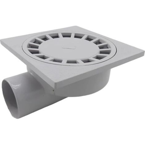 Sifón de pared de PVC de 75 mm, desagüe de ABS de alta resistencia, para baño, ducha, desagüe de aguas residuales de suelo, sifón lateral de alto caudal (1/4)