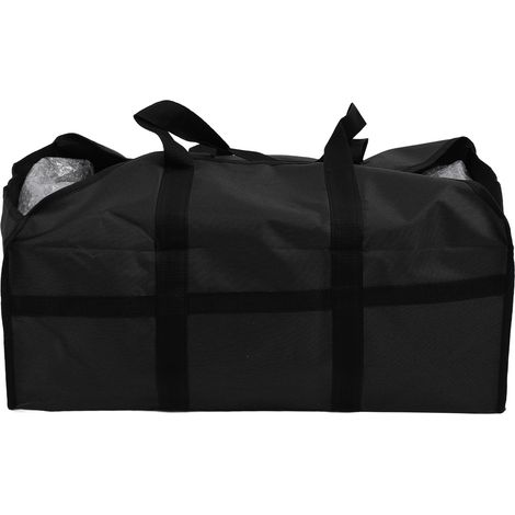 Sac de transport de bûches portable en tissu Oxford 600D, grand format, robuste, avec poignées, idéal pour le chauffage domestique, le camping et les barbecues. (1/5)