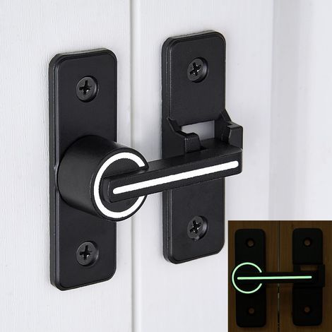Einzelner Scheunentorriegel, robuster Schiebetorriegel für Scheunentore, Sicherheits-Schieberiegel für Schranktüren, Badezimmertüren, Scheunen, Gartenfenster und mehr (1/5)